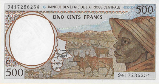 Congo - 500 Francos 1994 (# 101cb)