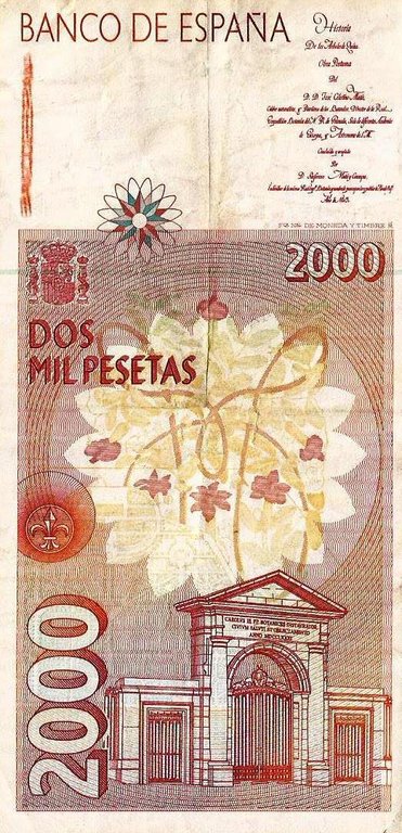 Espanha - 2000 Pesetas 1992 (# 162)