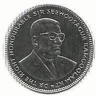 Mauricias - 1/2 Rupia 2002 (Km# 54)