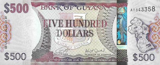 Guiana - 500 Dolares 2019 (# 37)
