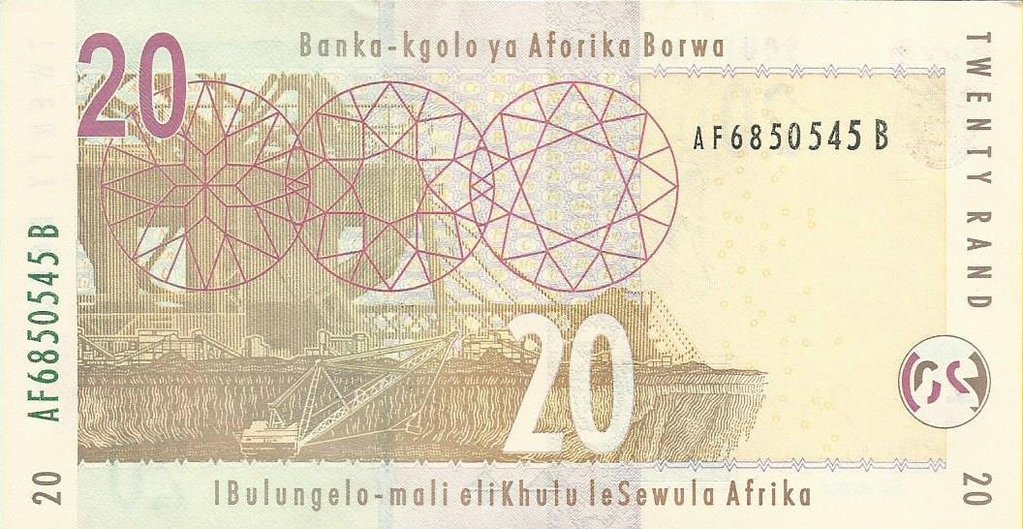 Africa Sul - 20 Rands 2010 (# 129b)