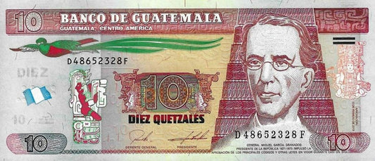 Guatemala - 10 Quetzales 2019 (# 123Ag)