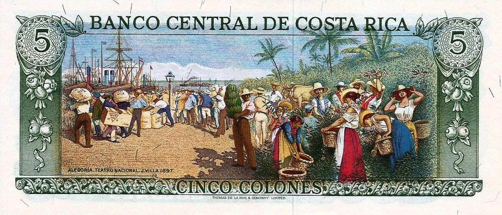 Costa Rica - 5 Colones 1973 (# 236c)