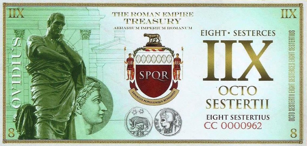Italia - 8 Sestercios ND (# NL) Ovidius
