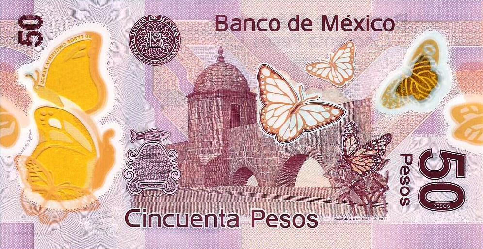 Mexico - 50 Pesos 2015 (# 123A)