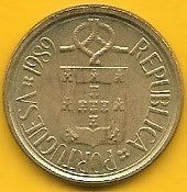 Portugal - 5$00 1989 (Km# 632)