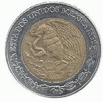 Mexico - 5 Pesos 2005 (Km# 605)