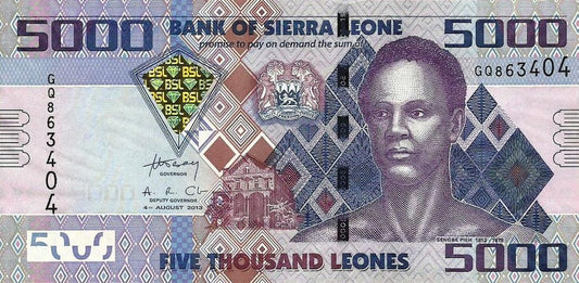Serra Leoa - 5000 Leones 2013 (# 32b)