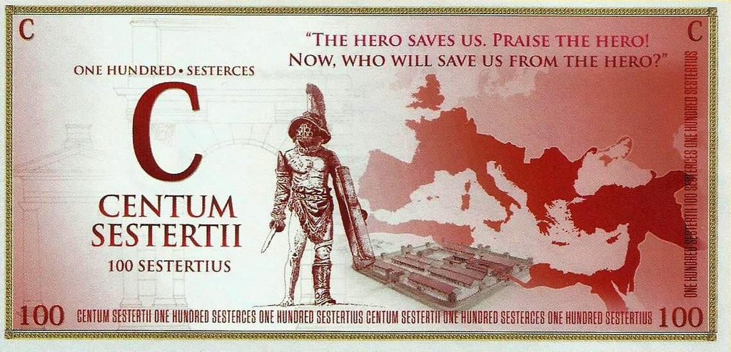 Italia - 100 Sestercios ND (# NL) Cato the Elder