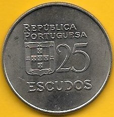 Portugal - 25$00 1983 (Km# 610)