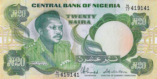 Nigeria - 20 Naira 1984 (# 26c)