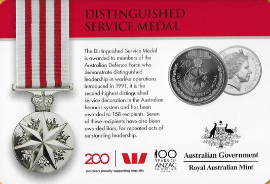 Australia - 20 Centimos 2017 (Km# ..) Distinguished Service Medal