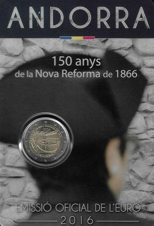 Andora - 2 Euro 2016 (Km#..) Reforma