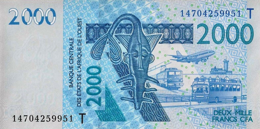 Togo - 2000 Francos 2014 (# 816t)