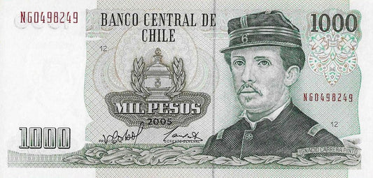 Chile - 1000 Pesos 2005 (# 154f)