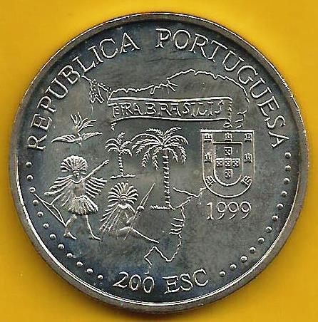 Portugal - 200$00 1999 (Km# 718) Brasil