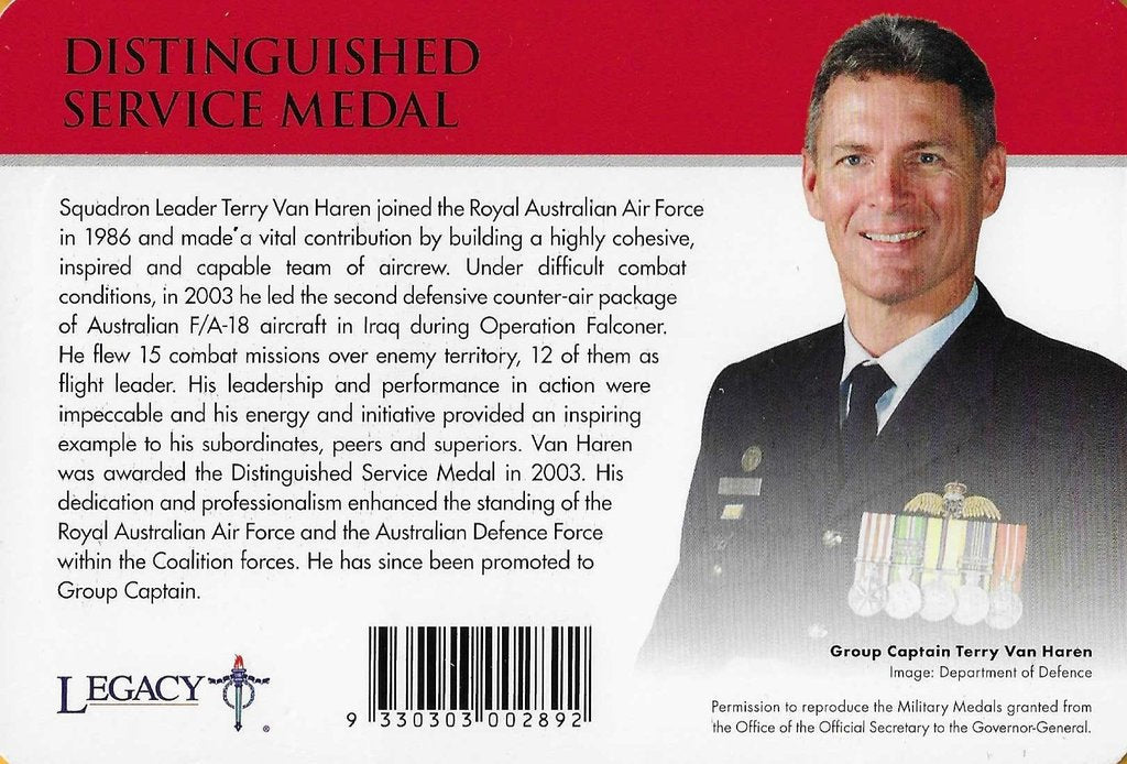 Australia - 20 Centimos 2017 (Km# ..) Distinguished Service Medal