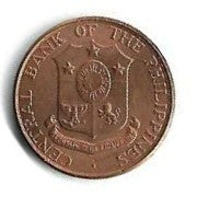 Filipinas - 1 Centavo 1963 (Km# 186)