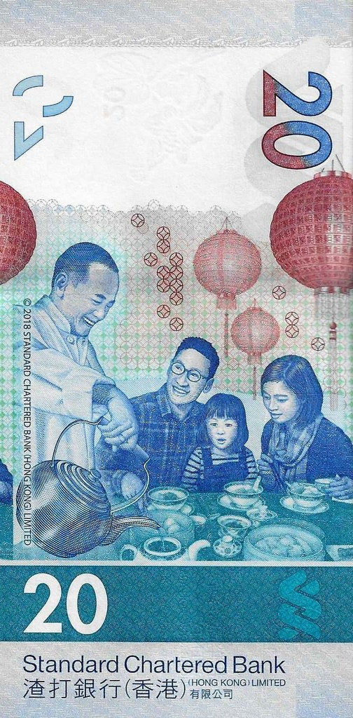 Hong Kong - 20 Dolares 2018 (# 302a)