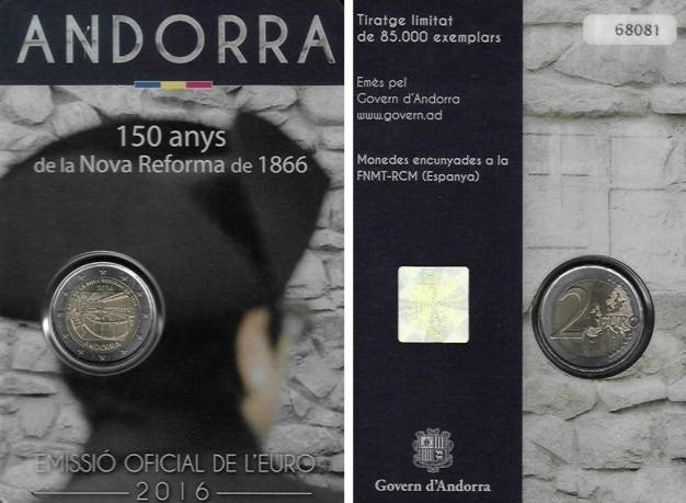 Andora - 2 Euro 2016 (Km#..) Reforma