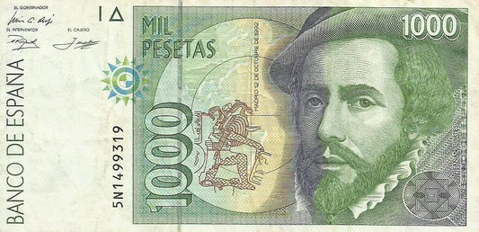 Espanha - 1000 Pesetas 1992 (# 163)