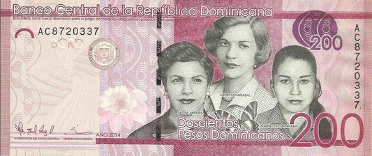 Rep. Dominicana - 200 Pesos 2014 (# 191a)