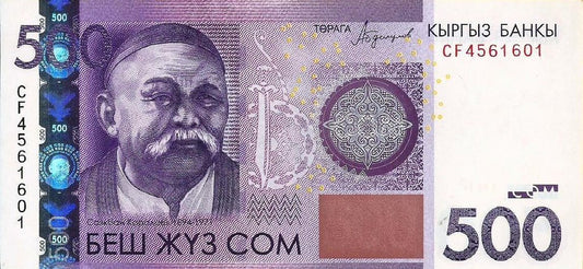 Quirguistão - 500 Som 2016 (# 28b)