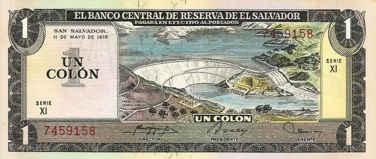 El Salvador - 1 Colon 1978 (# 125a)