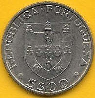 Portugal - 5$00 1983 (Km# 618) Fao