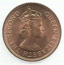 Este Caribbean Territories - 1 Centimo 1965 (Km# 2)