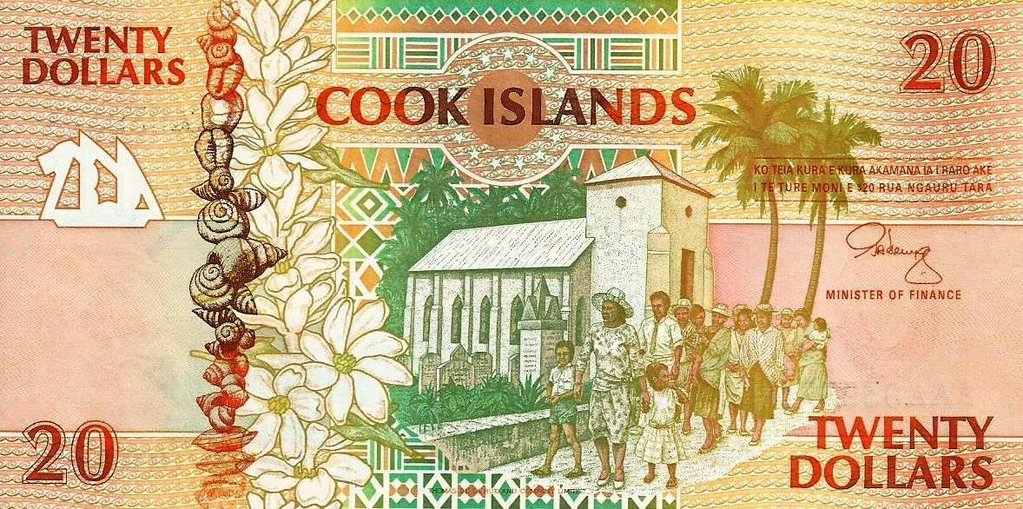 Ilhas Cook - 20 Dolares 1992 (# 9)