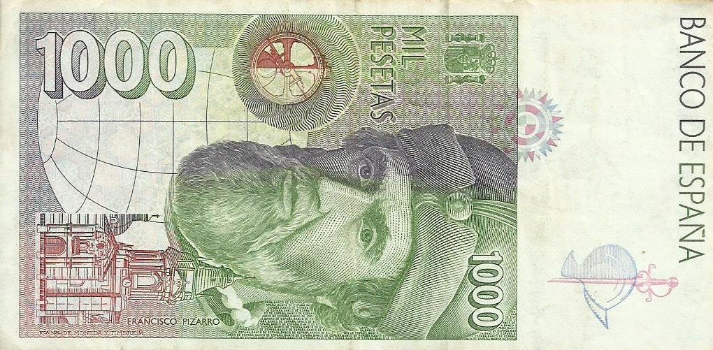 Espanha - 1000 Pesetas 1992 (# 163)