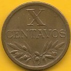 Portugal - X Centavos 1960 (Km# 583)