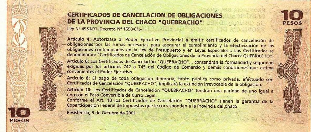 Argentina - 10 Pesos 2003 (# S3201a)