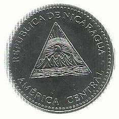 Nicaragua - 5 Cordobas 2014 (Km# 90a)