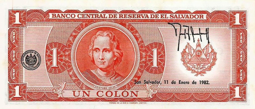 El Salvador - 1 Colon 1978 (# 125a)