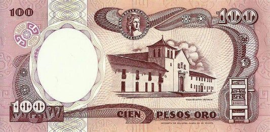 Colombia - 100 Pesos 1991 (# 426a)