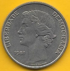 Portugal - 25$00 1981 (Km# 610)