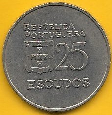 Portugal - 25$00 1981 (Km# 610)