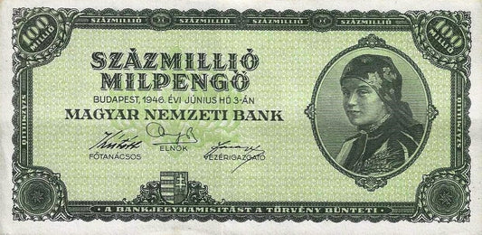 Hungria - 100 Milhoes Pengo 1946 (# 130)