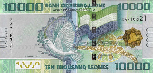 Serra Leoa - 10000 Leones 2013 (# 33b)