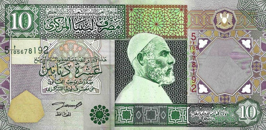 Libia - 10 Dinares 2002 (# 66)