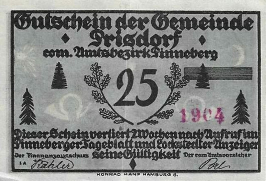 Alemanha - 25 Pfennig 1921 (# NL)