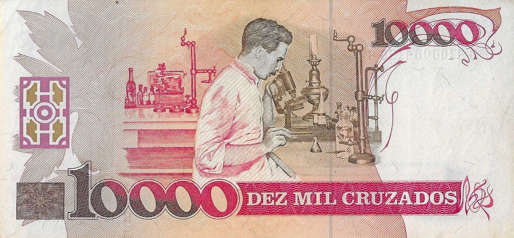 Brasil - 10 Cruzados Novos 1990 (# 218b)