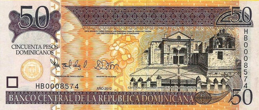 Rep. Dominicana - 50 Pesos 2012 (# 183b)