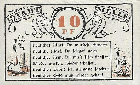 Alemanha - 10 Pfennig 1921 (# SS879)