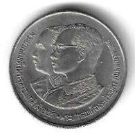 Tailândia - 2 Bath 1987 (Km# 188) Academia Militar