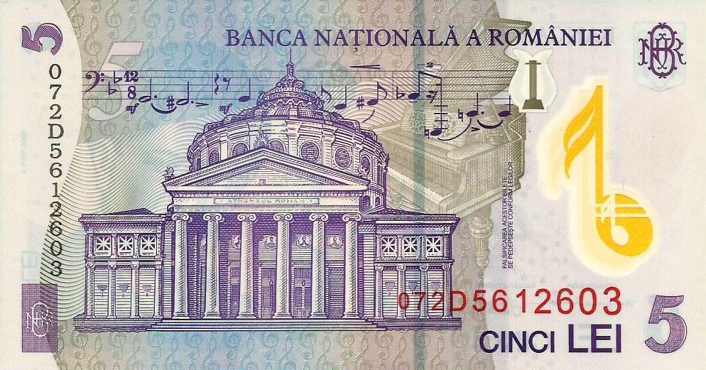 Roménia - 5 Lei 2007 (# 118c)