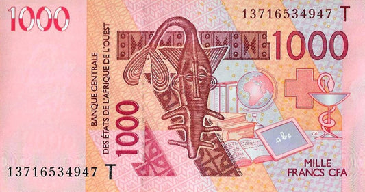 Togo - 1000 Francos 2013 (# 815t)