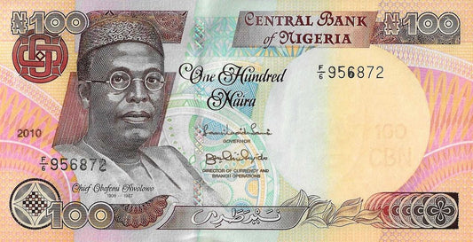 Nigeria - 100 Naira 2010 (# 28k)